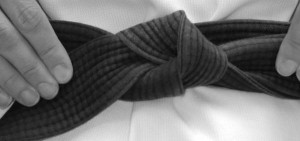 Taekwondo-Belt-Tied